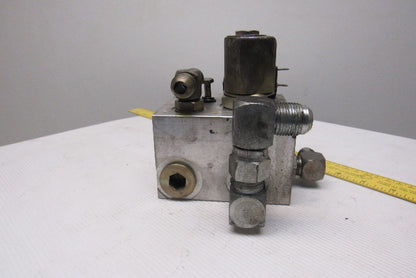 Crown 45RRTT-S Single Solenoid 36VDC Multi Port Manifold Stand Up Reach Forklift