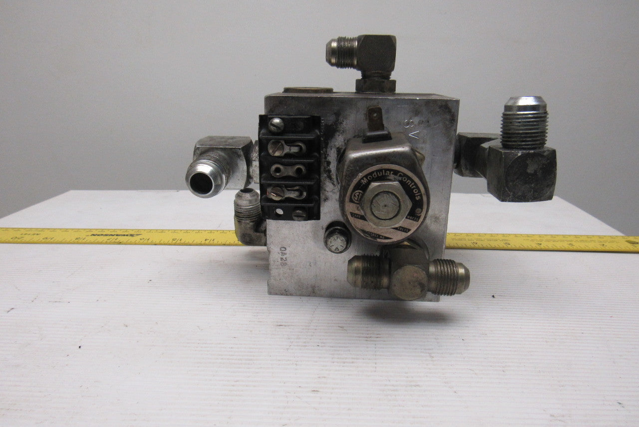 Crown 45RRTT-S Single Solenoid 36VDC Multi Port Manifold Stand Up Reach Forklift
