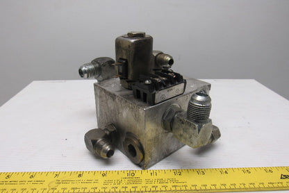 Crown 45RRTT-S Single Solenoid 36VDC Multi Port Manifold Stand Up Reach Forklift