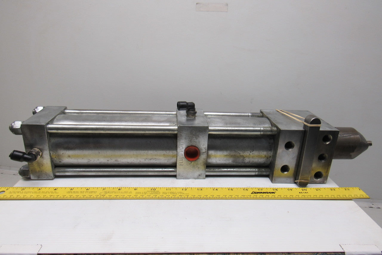 OHMA PR813-156-FBL-.34-TR-12Z3 156:1 Rotating Rod Piercing Cylinder 3" Stroke