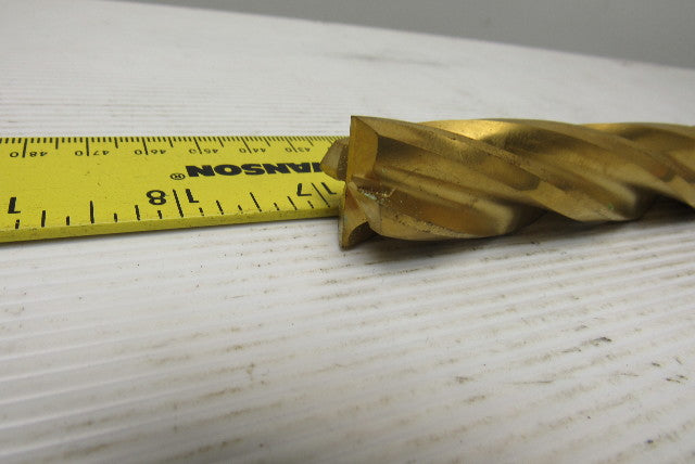 Precision Twist Drill 1932-9402-A 7/8" 4 Flute Tin Coated High Speed End Mill