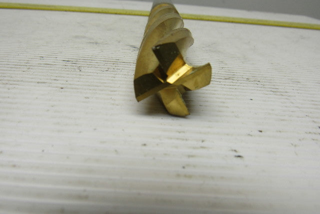 Precision Twist Drill 1932-9402-A 7/8" 4 Flute Tin Coated High Speed End Mill
