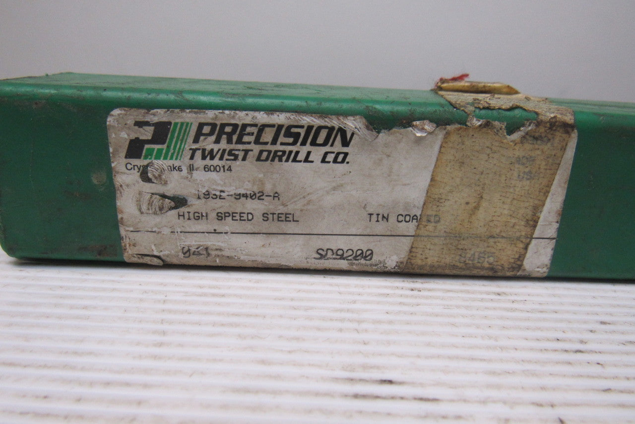 Precision Twist Drill 1932-9402-A 7/8" 4 Flute Tin Coated High Speed End Mill