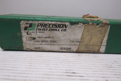 Precision Twist Drill 1932-9402-A 7/8" 4 Flute Tin Coated High Speed End Mill