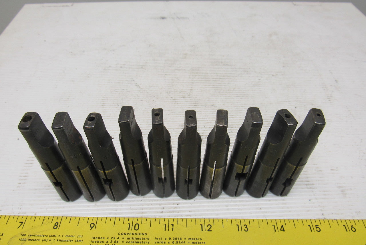 Collis Misc. Lot Reducing Sleeve Adapter #2  Morse 3/8", 7/16" 5/8" Lot Of 10