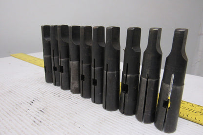 Collis Misc. Lot Reducing Sleeve Adapter #2  Morse 3/8", 7/16" 5/8" Lot Of 10