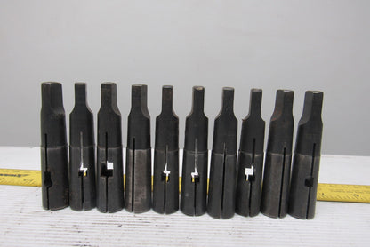 Collis Misc. Lot Reducing Sleeve Adapter #2  Morse 3/8", 7/16" 5/8" Lot Of 10