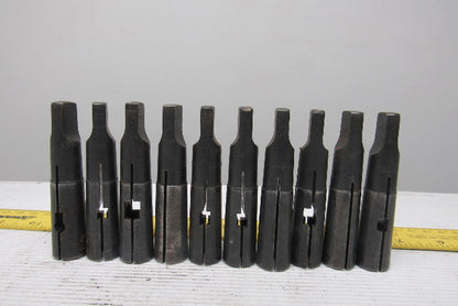 Collis Misc. Lot Reducing Sleeve Adapter #2  Morse 3/8", 7/16" 5/8" Lot Of 10