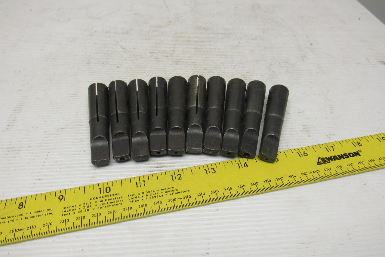 Collis Misc. Lot Reducing Sleeve Adapter #2  Morse 3/8", 7/16" 5/8" Lot Of 10