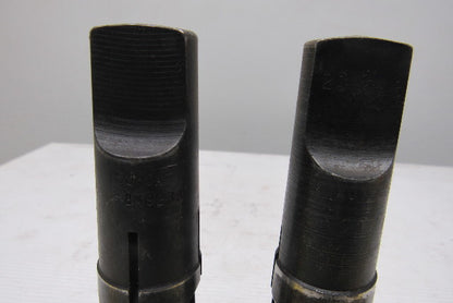 Collis Misc. Lot Reducing Sleeve Adapter #4 Morse 25.5mm, 23mm Lot Of 2