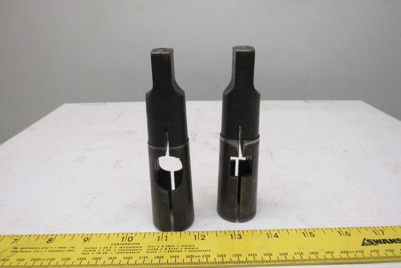 Collis Misc. Lot Reducing Sleeve Adapter #4 Morse 25.5mm, 23mm Lot Of 2