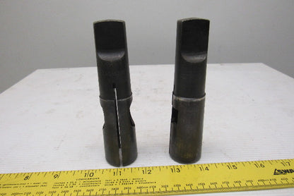 Collis Misc. Lot Reducing Sleeve Adapter #4 Morse 25.5mm, 23mm Lot Of 2