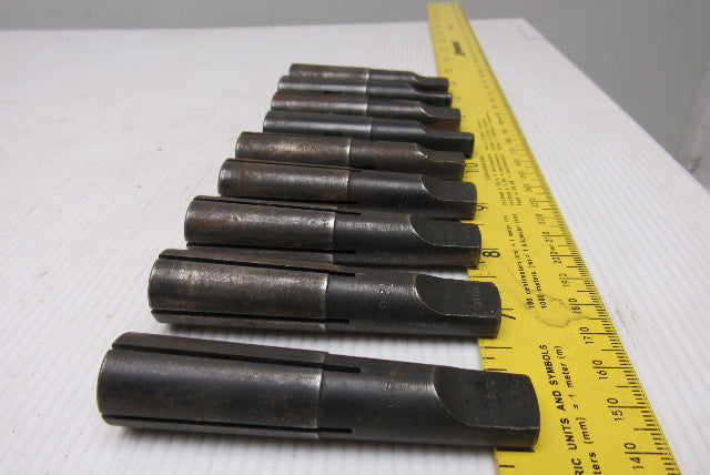 Collis Misc. Lot Reducing Sleeve Adapter #2 Morse 3/8" 11mm 9/16" Lot Of 9
