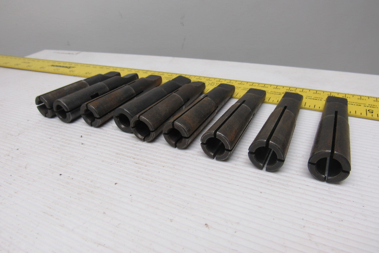 Collis Misc. Lot Reducing Sleeve Adapter #2 Morse 3/8" 11mm 9/16" Lot Of 9
