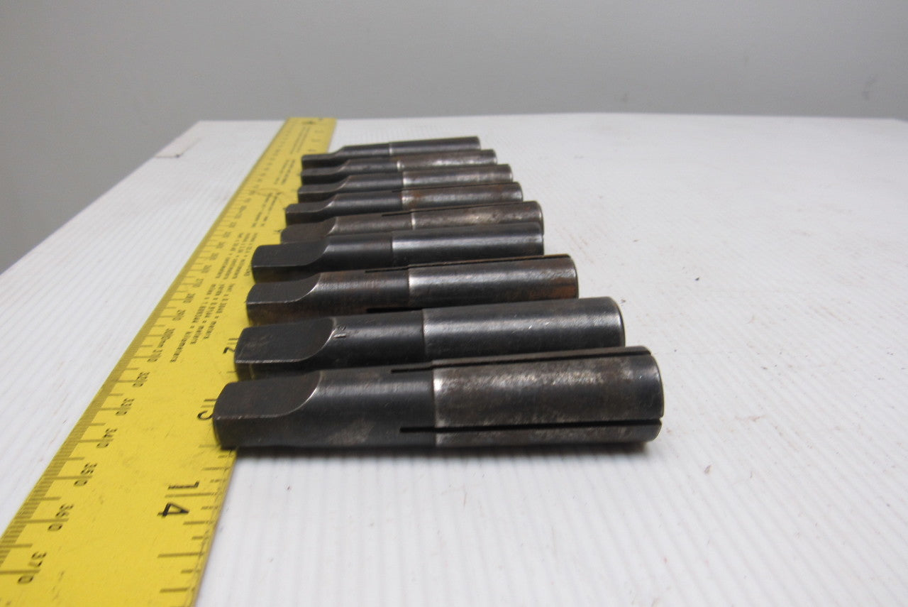 Collis Misc. Lot Reducing Sleeve Adapter #2 Morse 3/8" 11mm 9/16" Lot Of 9