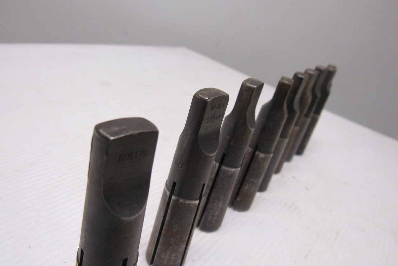Collis Misc. Lot Reducing Sleeve Adapter #2 Morse 3/8" 11mm 9/16" Lot Of 9