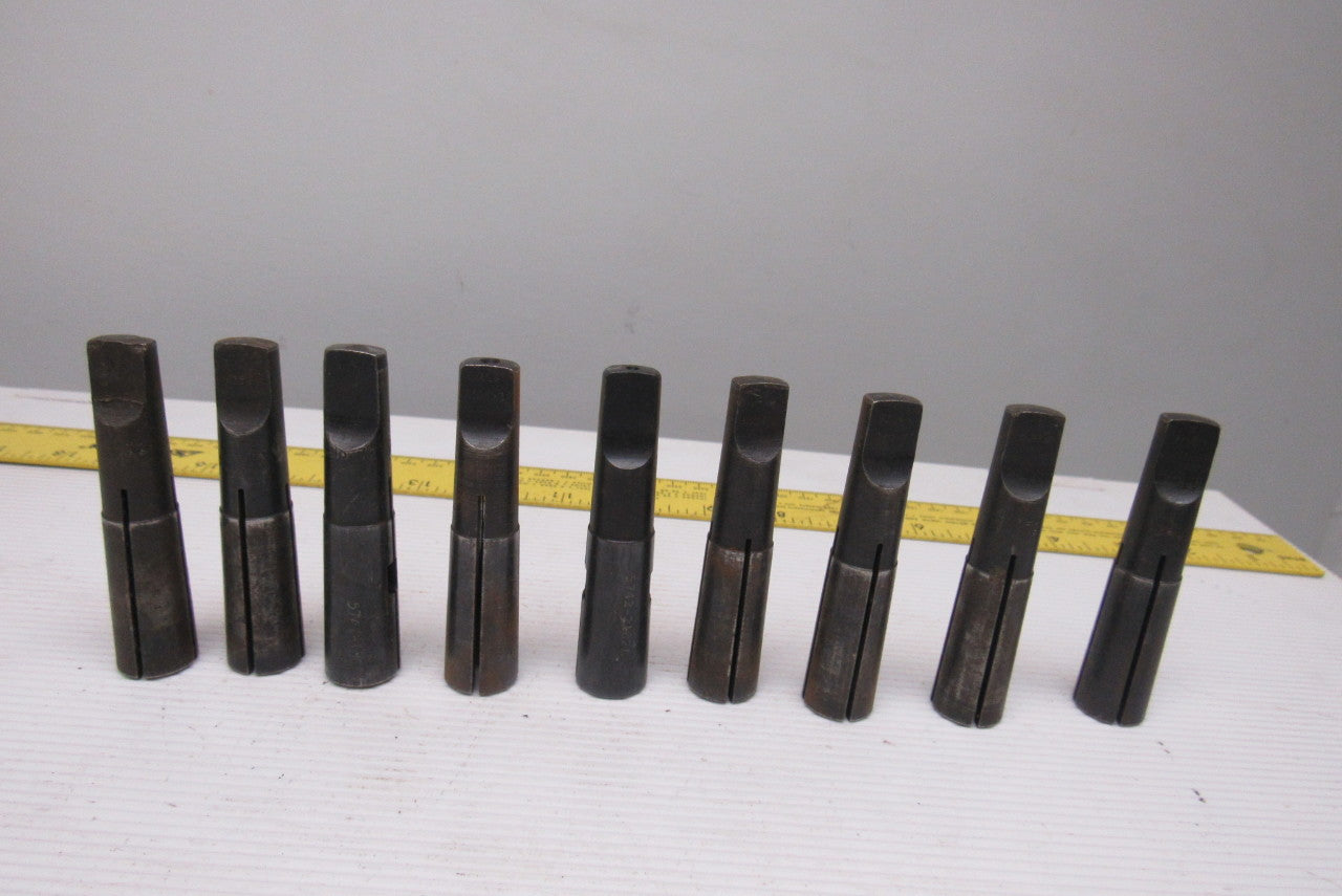 Collis Misc. Lot Reducing Sleeve Adapter #2 Morse 3/8" 11mm 9/16" Lot Of 9