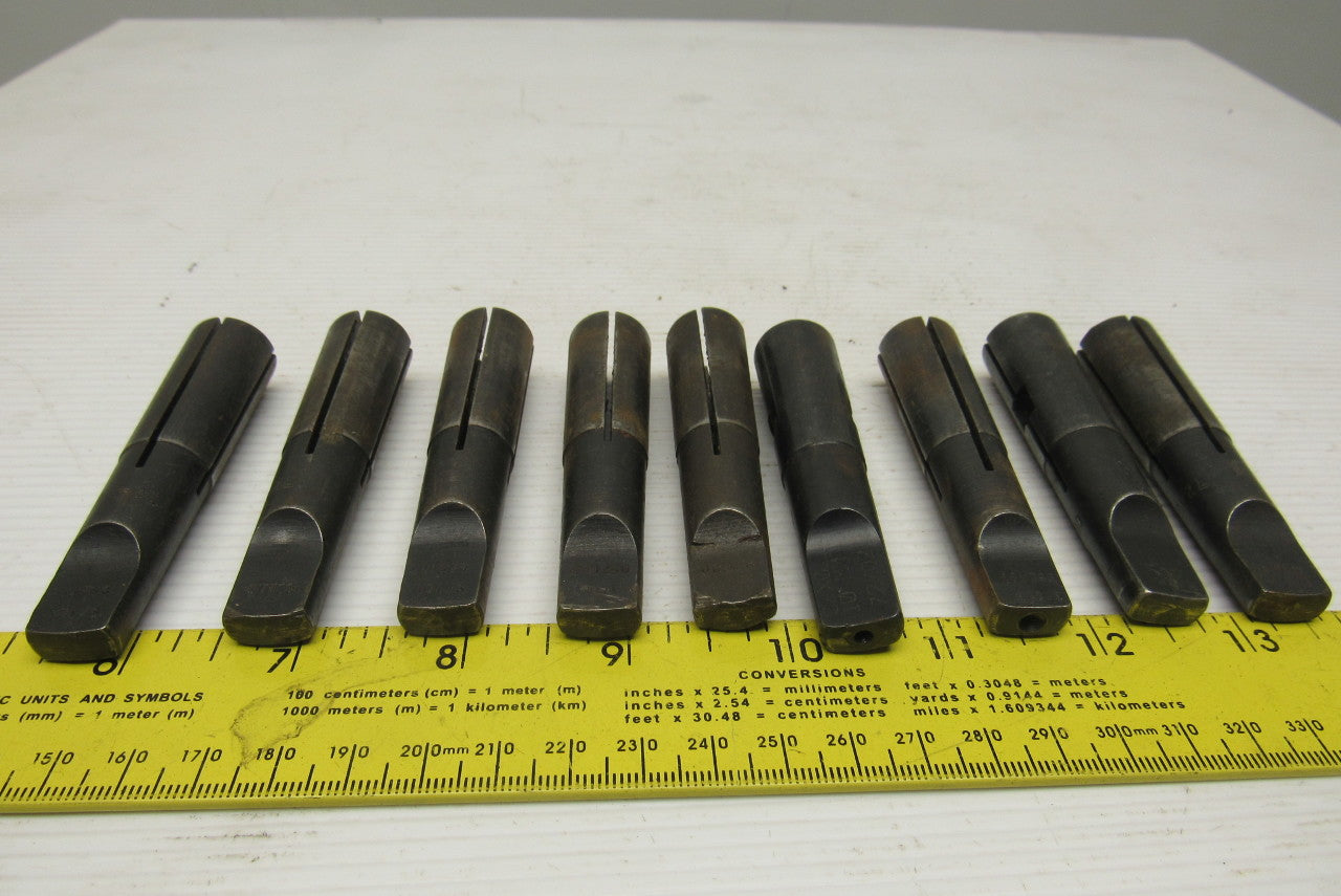 Collis Misc. Lot Reducing Sleeve Adapter #2 Morse 3/8" 11mm 9/16" Lot Of 9