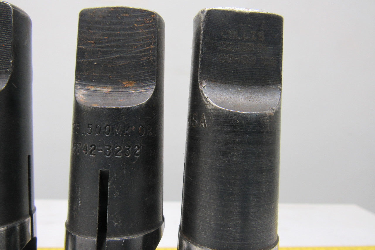 Collis Misc. Lot Reducing Sleeve Adapter #4 Morse 25.500mm, 2250mm Lot Of 3