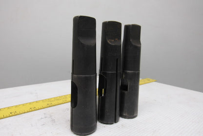 Collis Misc. Lot Reducing Sleeve Adapter #4 Morse 25.500mm, 2250mm Lot Of 3