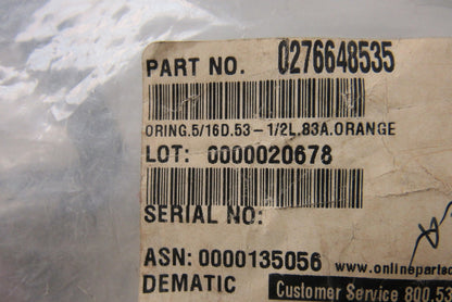 Dematic 0276648535 5/16" Diameter O-Ring Drive Band 53-1/2"Long Lot Of 3