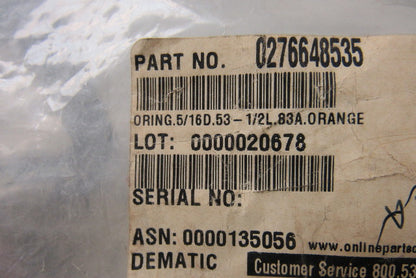 Dematic 0276648535 5/16" Diameter O-Ring Drive Band 53-1/2"Long Lot Of 3