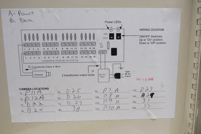 PS-2416W PS2428-16 Camera Sensor Control Board
