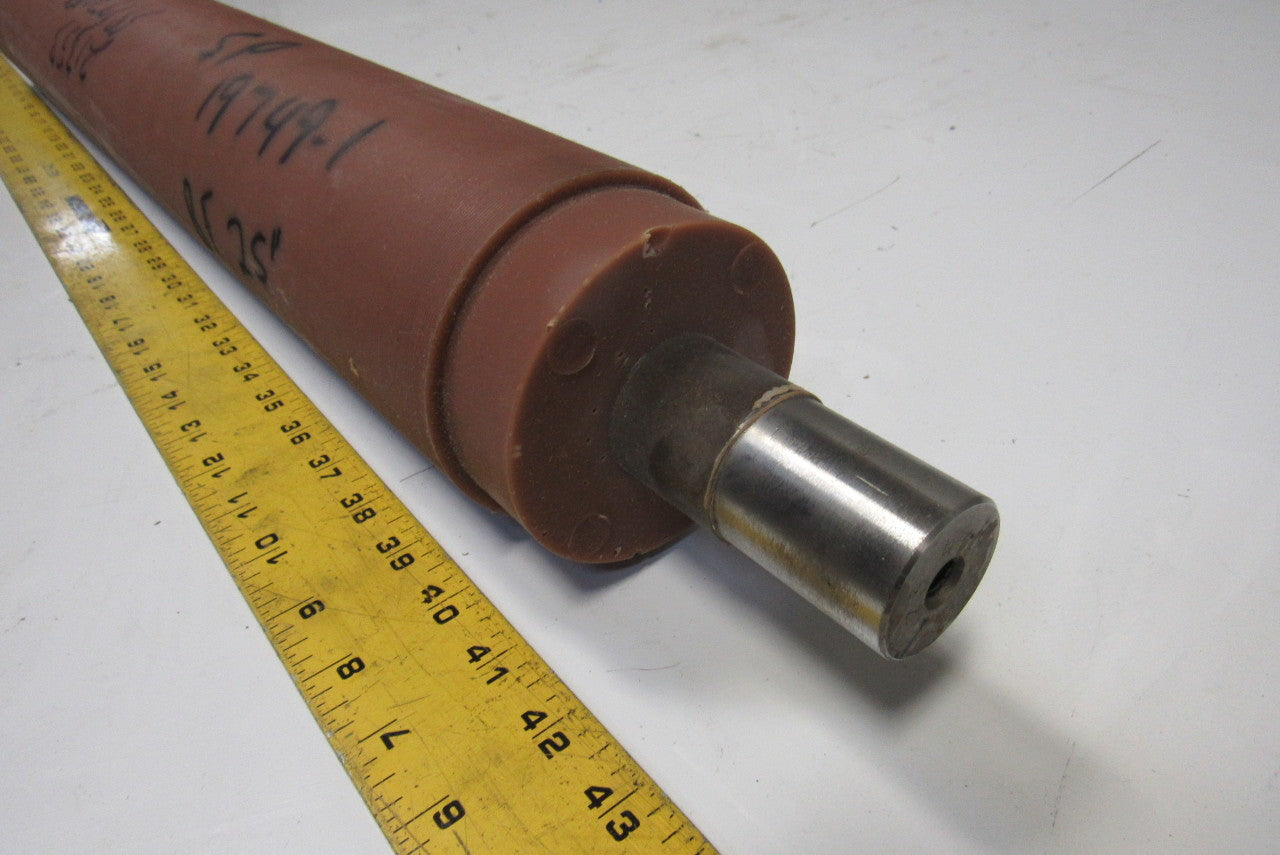 Transnorm 1 BF-25" 1-7/16" Shaft 39" OAL Merge Conveyor Tail Pulley