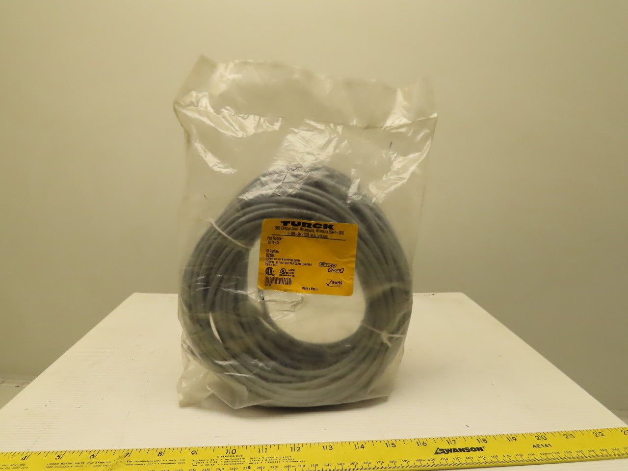 Turck RK4T-25 M12 Female Straight 3 Wire 25 Meter Cable
