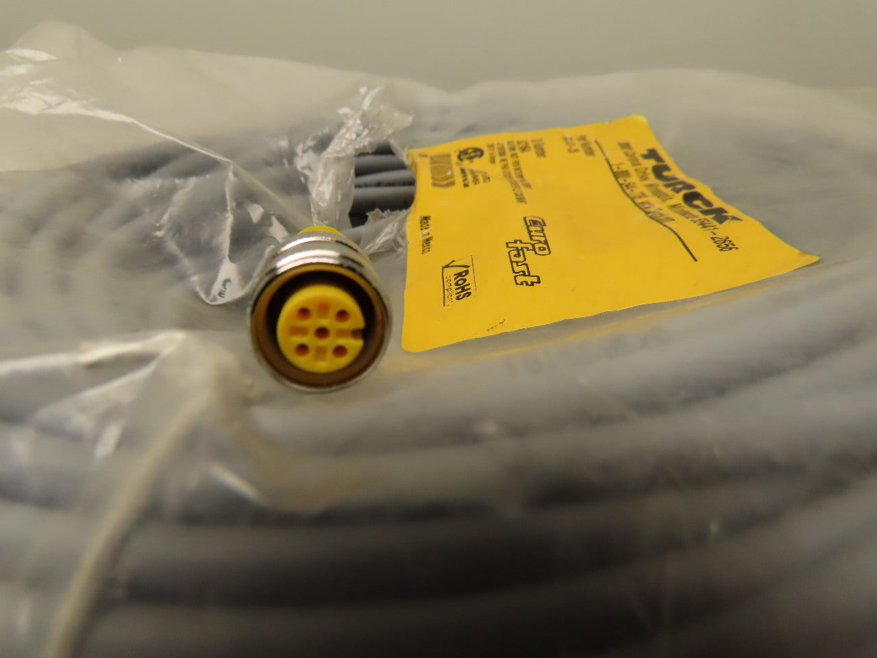 Turck RK4T-25 M12 Female Straight 3 Wire 25 Meter Cable