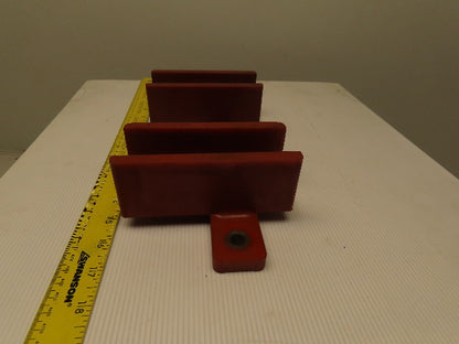 Dematic 0688181136 1-23/32" Wide 1-5/8" Deep 2 Bolt Mount Infeed Guide Lot Of 2