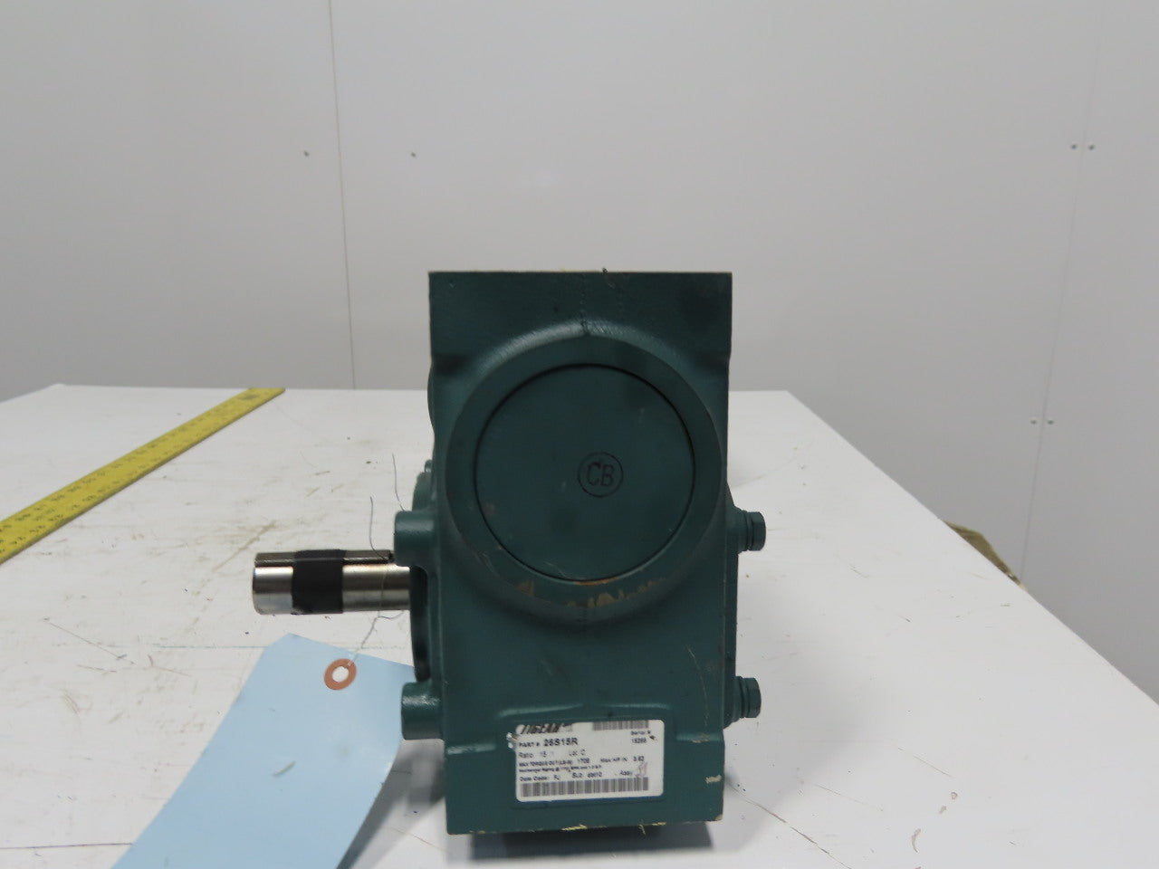 Dodge 26S15R 15:1 Ratio 117RPM 2Hp 208-230/460V 60Hz Right Hand Gear Motor