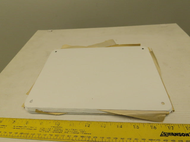 OSHA Safety DANGER LOW CLEARANCE Sign 10" x 7" Lot Of 15