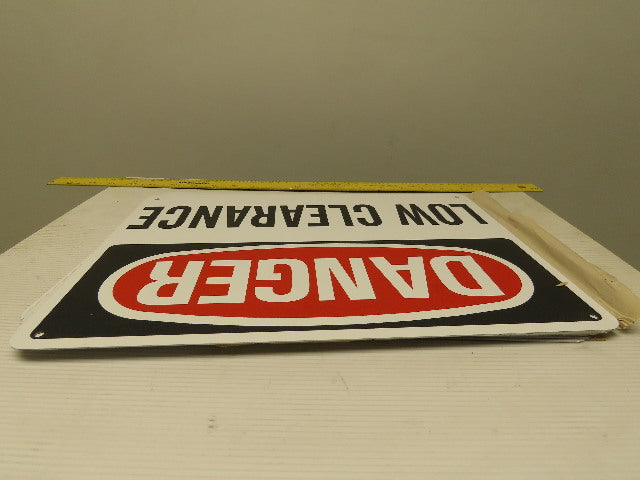 Rapistan OSHA 14 x 10" DANGER Low Clearance Sign Lot of 11