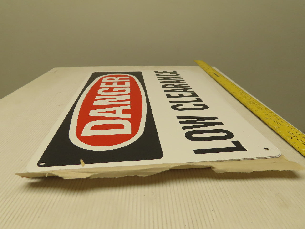 Rapistan OSHA 14 x 10" DANGER Low Clearance Sign Lot of 11