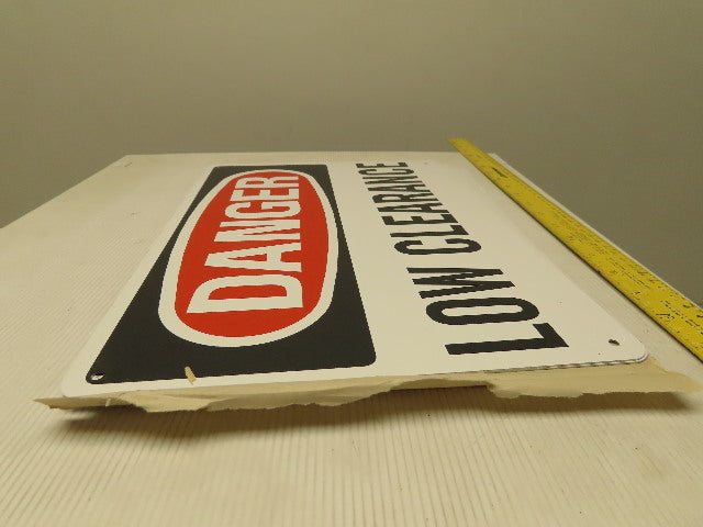 Rapistan OSHA 14 x 10" DANGER Low Clearance Sign Lot of 11