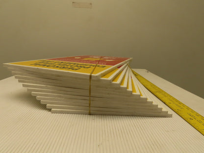 SAFETY FIRST Safe Working Reminder Placards ISO OSHA Lot Of 12 Different