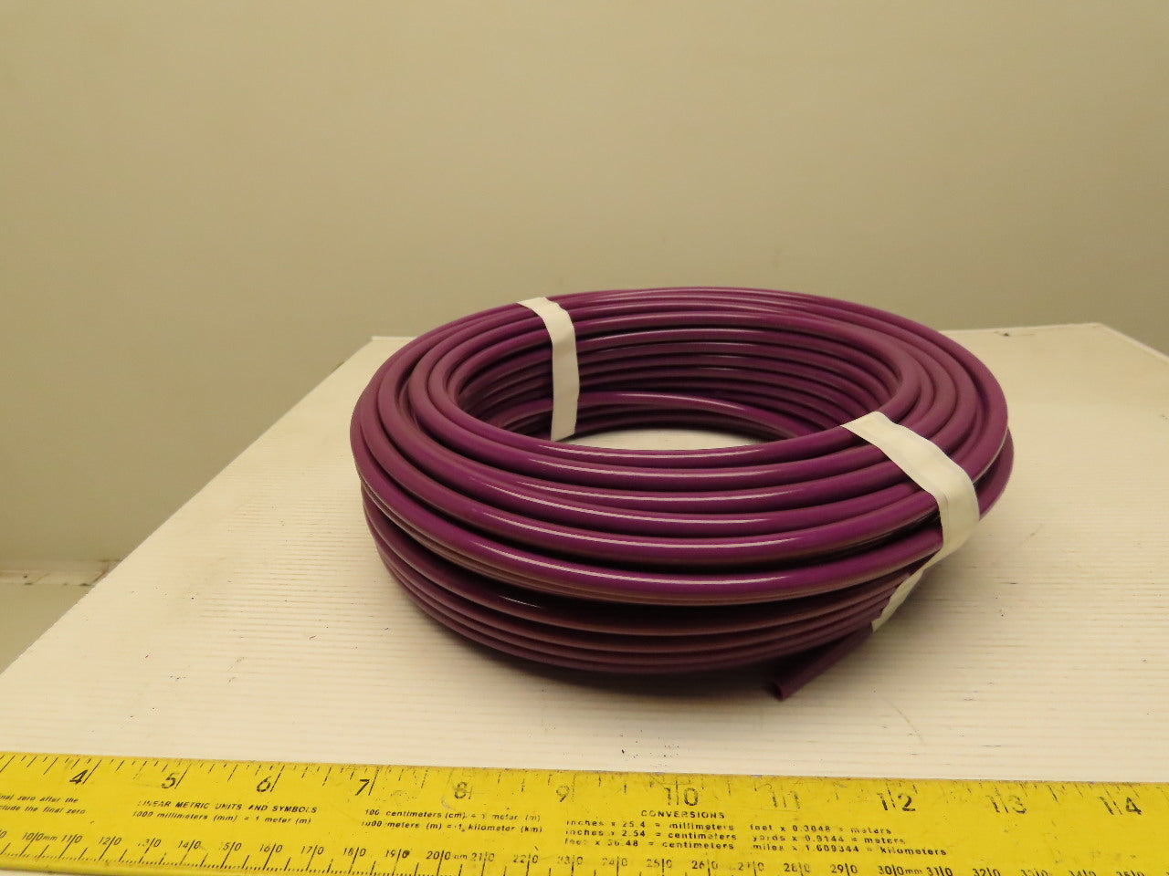 .170" ID x .250"OD 1/4" Purple Poly Airline Tube Air Hose Tubing .040" Wall 100'