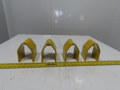 3" x 3" Pallet Rack Conveyor Leg Heavy Steel Leg Anchor Protector Guard Lot Of 4