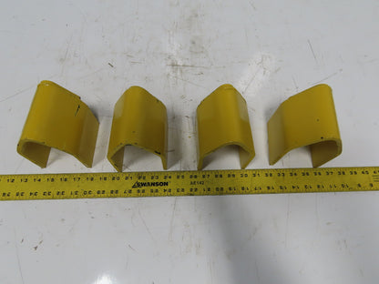 3" x 3" Pallet Rack Conveyor Leg Heavy Steel Leg Anchor Protector Guard Lot Of 4