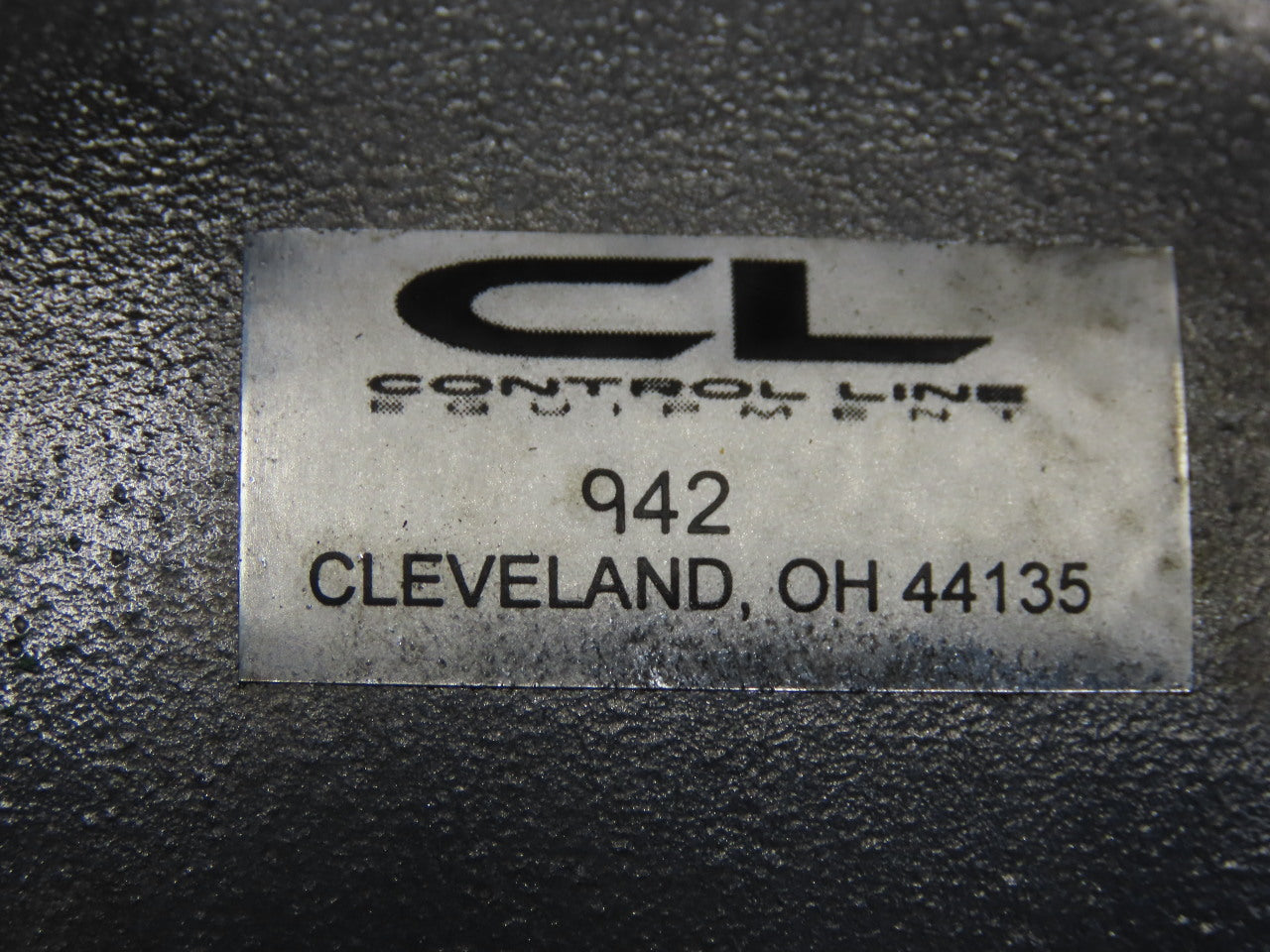 Control Line Model 942 4" Bore 2" Stroke Single Acting Clamping Cylinder
