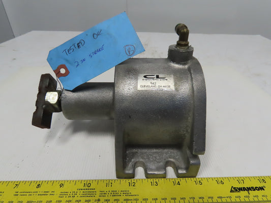 Control Line Model 942 4" Bore 2" Stroke Single Acting Clamping Cylinder