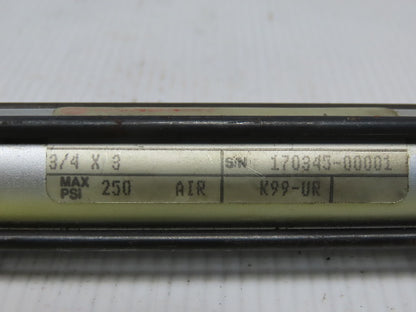 Norgren CA03A-A03-AAA90 3/4" Bore 3" Stroke Double Acting Air Cylinder