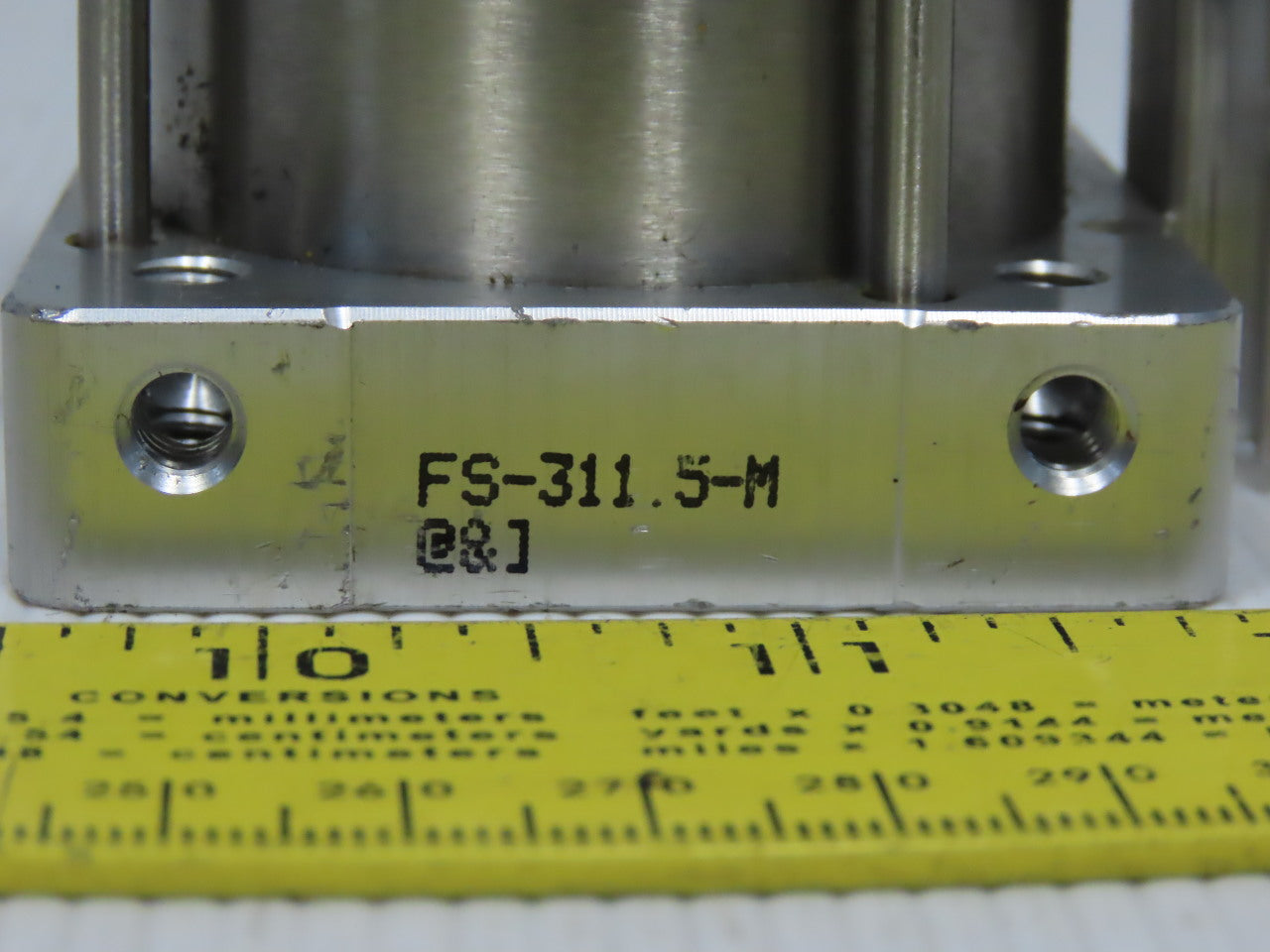 Bimba FA-311.5-M Flat 1 2 x 1.5" Stroke Double Acting Air Cylinder