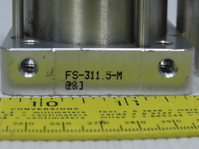 Bimba FA-311.5-M Flat 1 2 x 1.5" Stroke Double Acting Air Cylinder