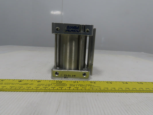 Bimba FA-311.5-M Flat 1 2 x 1.5" Stroke Double Acting Air Cylinder