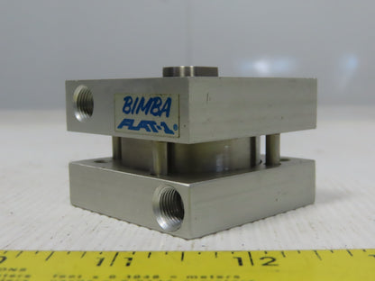 Bimba Flat-1 1-1/6" Bore 3/16" Stroke 5/8" Rod Air Cylinder