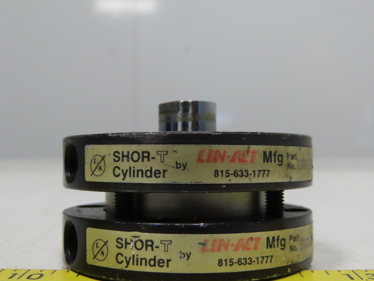 Lin-Act STCC-1.5x.25-4 1-3/4" Bore 1/4" Stroke Double Acting Cylinder