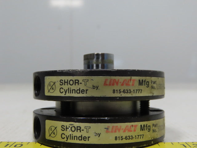Lin-Act STCC-1.5x.25-4 1-3/4" Bore 1/4" Stroke Double Acting Cylinder