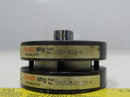 Lin-Act STCC-1.5x.25-4 1-3/4" Bore 1/4" Stroke Double Acting Cylinder